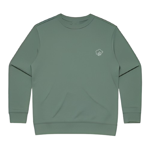Womens Embroidered Crew