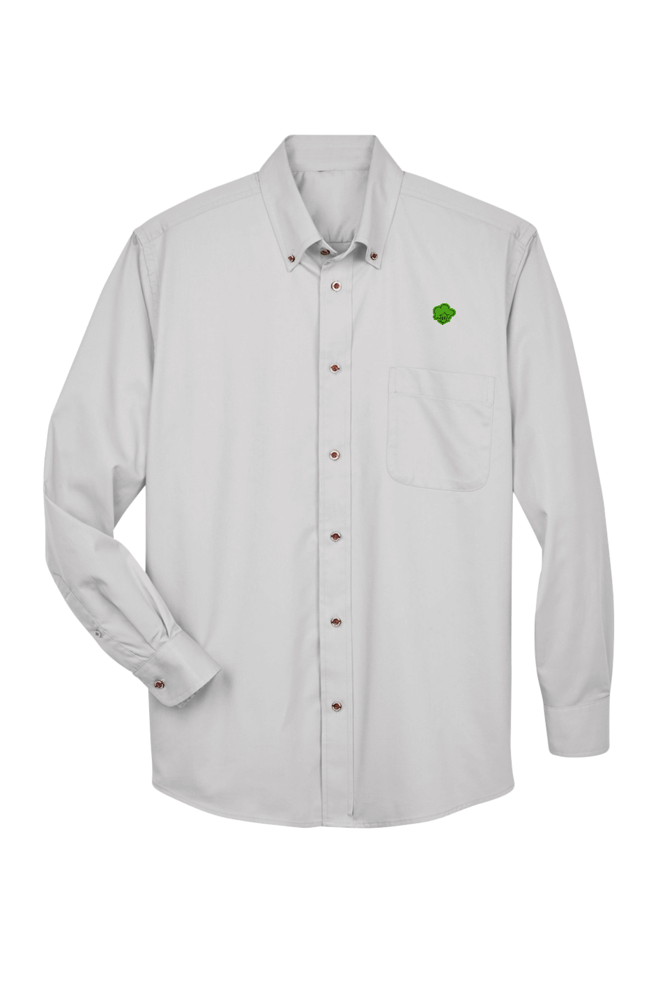 Mens Long-Sleeve Twill Shirt