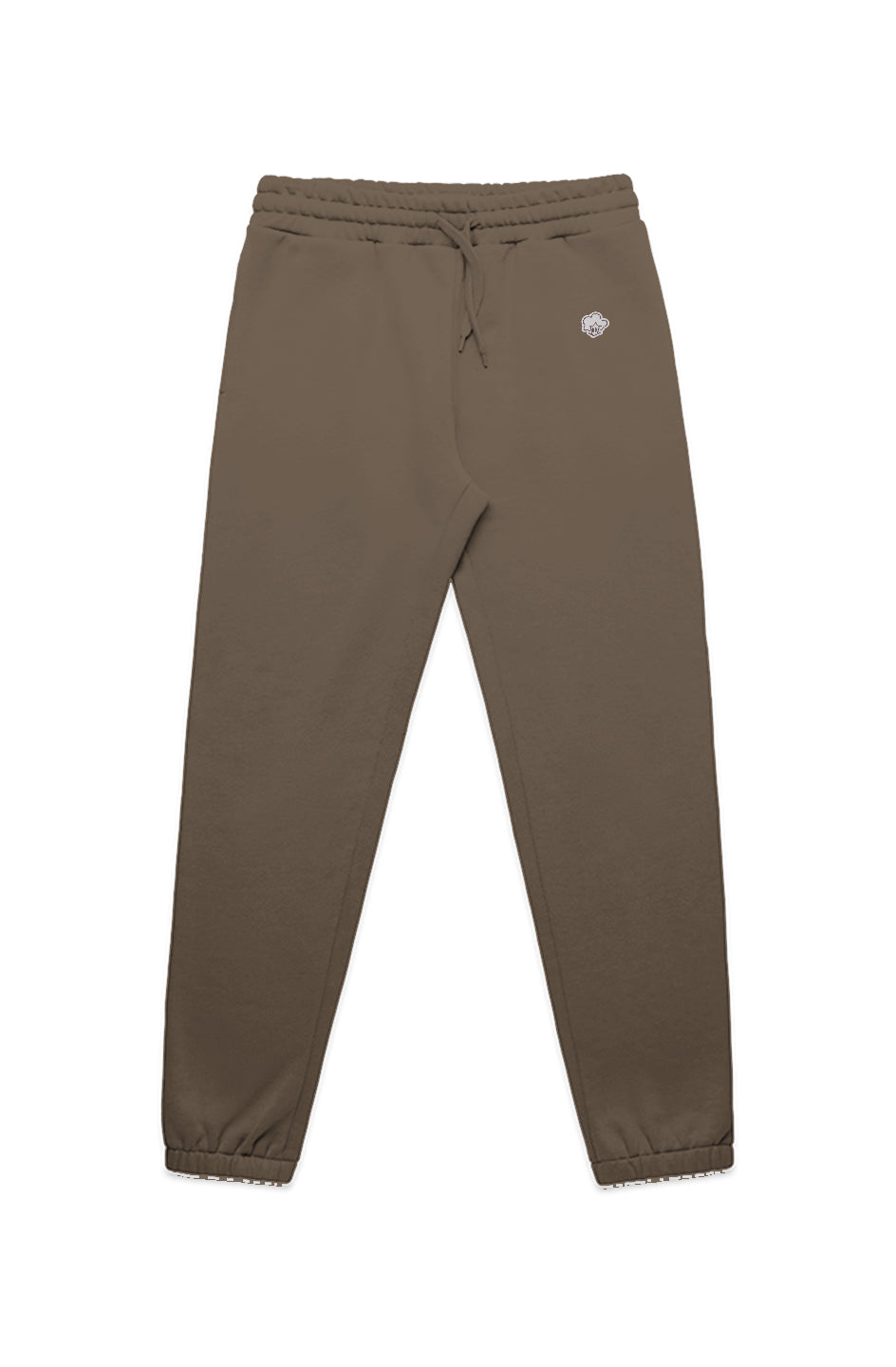 MENS STENCIL TRACK PANTS Silver & Black