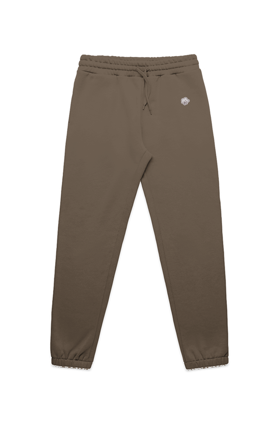 MENS STENCIL TRACK PANTS Silver & Black