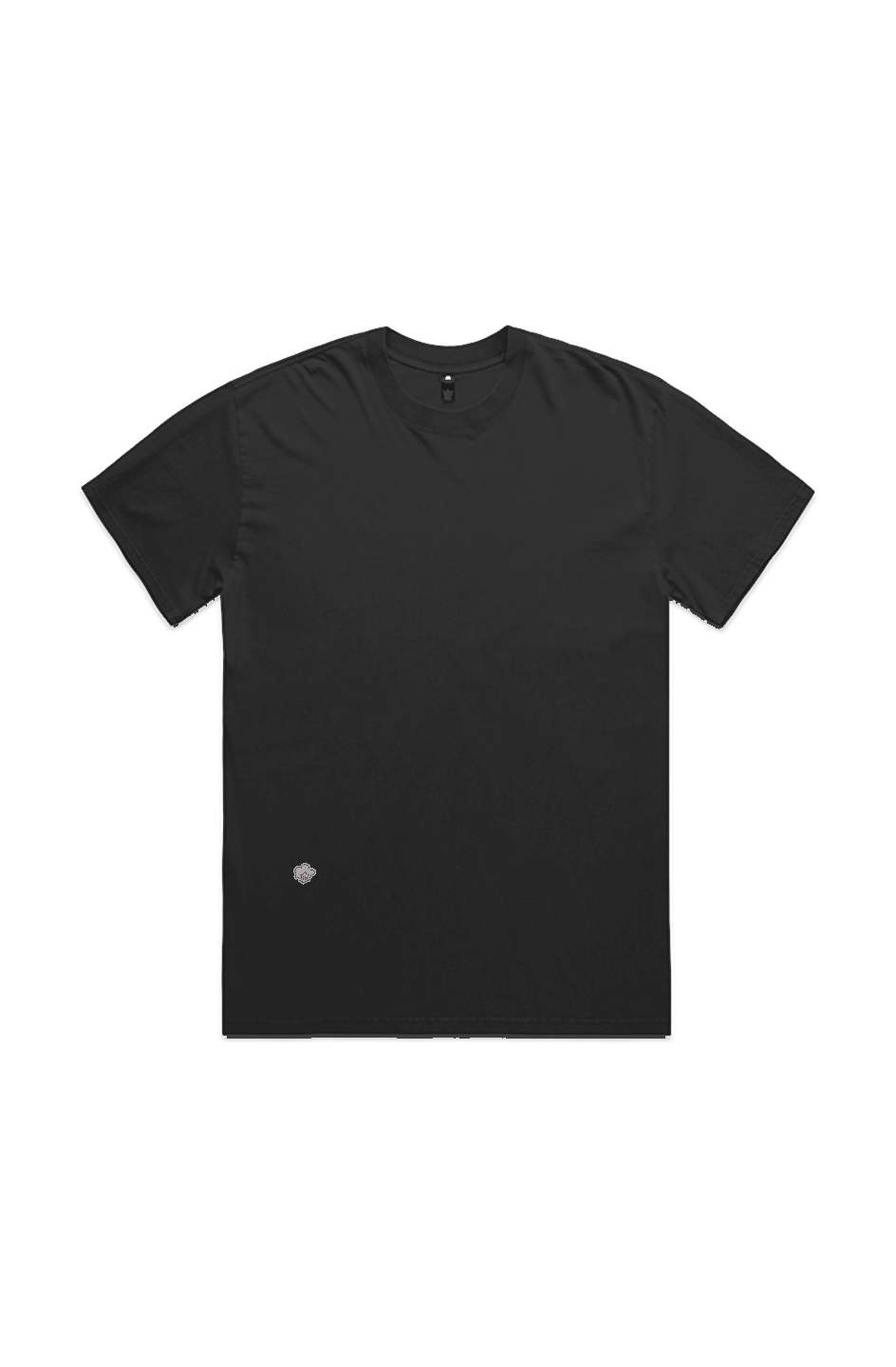 HEAVY FADED TEE Silver & Black