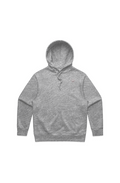 MENS HEAVY HOOD- Silver & Black